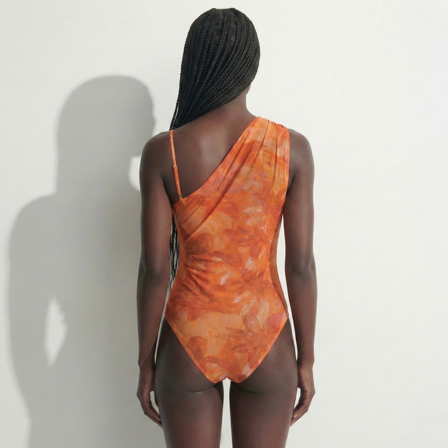 Maillot une pièce Hibiscus — Collection PRISMA