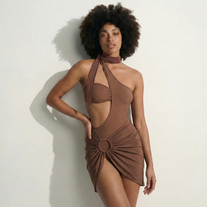 Maillot une pièce Aura — Collection Rituel Soleil