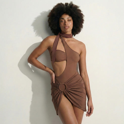 Maillot une pièce Aura — Collection Rituel Soleil